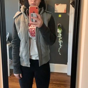 Gray Yoki outerwear collection jacket